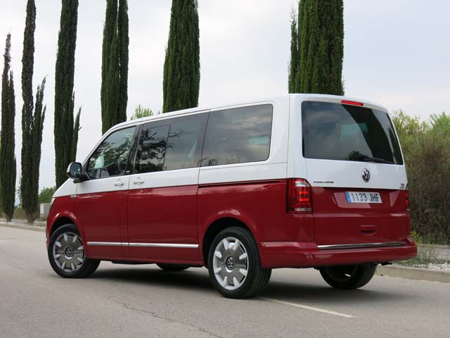 La sexta generación de la gama Volkswagen a la que pertenece este Multivan conserva mucho de la T5.